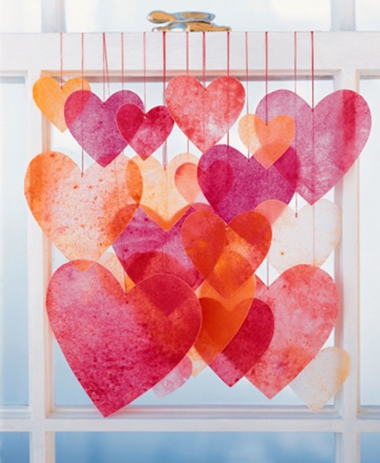 HeartDecorationsForValentine’sDay10 Casas Ideas Ιδέες για